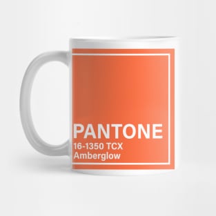 pantone 16-1350 TCX Amberglow Mug